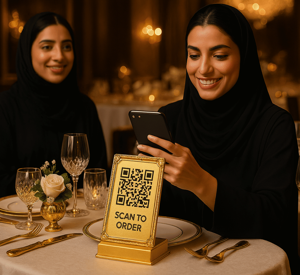 QR ordering for fine dining restaurants by VEROTICS
